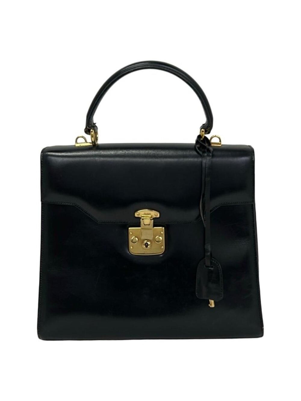 Gucci Handbag Lady Lock Black Leather